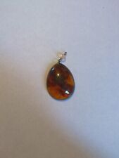 Amber coloured pendant for sale  TORQUAY