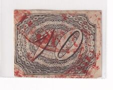 Selos do Brasil - 1844–46 - Inclinado - 10R - Vermelho cancelar comprar usado  Brasil 