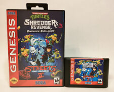 Streets of Rage 2 TMNT - Shredder's Revenge: Dimension Shellshock Sega Genesis  comprar usado  Enviando para Brazil