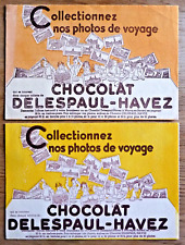 Buvards chocolat delespaul d'occasion  Dammarie