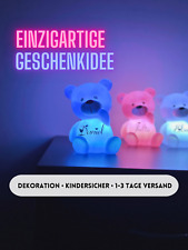 Nachtlicht teddy personalisier gebraucht kaufen  Hamburg