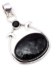 Natural Nuummite Gemstone 925 Sterling Silver Handmade Jewelry Pendant, used for sale  Shipping to South Africa