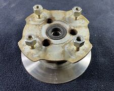 02 Suzuki Ozark 250 ATV Used OEM One Front Wheel Axle Hub w Rotor/Lug Nuts (HH0), used for sale  Shipping to South Africa