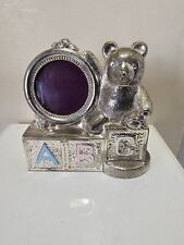 Teddy bear silvertone for sale  Saint Marys