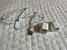 Usado, 2 NOVOS adaptadores de energia USB Apple 5W e 1 NOVO cabo USB Apple para Lightning (1 m) comprar usado  Enviando para Brazil