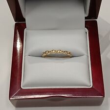Used, 14k Solid Yellow Gold Natural Diamond Ring 14 Diamonds Size 6.5 for sale  Shipping to South Africa