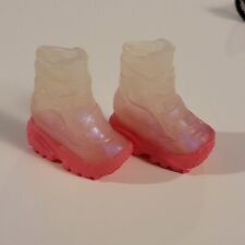 Monster High G3 Core Refresh Brand Boo New Look Lagoona Clear Pink Boots Shoes for sale  Shipping to South Africa