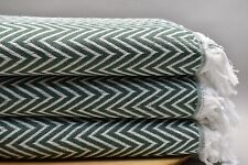 Capa de cama turca, cobertor de algodão, arremessos de cama, capa de sofá, verde d, LVRK comprar usado  Enviando para Brazil