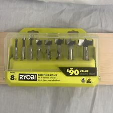 RYOBI 8 PC Forstner Bit Set A9FS8 X-Wing Design Greater Visibility EUC  for sale  Shipping to South Africa