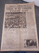 1945 victory newspaper for sale  BLACKBURN