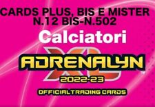 ADRENALYN XL CALCIATORI PANINI 2022 2023 22 23 PLUS SCEGLI CARD N.12 BIS-N.502 usato  Roma