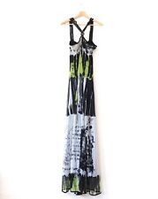Save The Queen Italian maxi y2k sukienka siatkowa krawat barwnik psychodeliczna Włochy (p22), używany na sprzedaż  PL