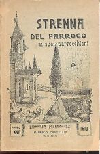 Strenna parroco 1913 usato  Italia
