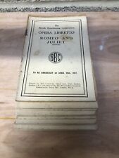 Bbc opera libretto for sale  BLANDFORD FORUM