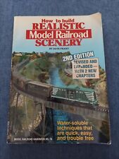 How to Build Realistic Model Railroad Scenery por Dave Frary, 1992 2da edición PB segunda mano  Embacar hacia Mexico