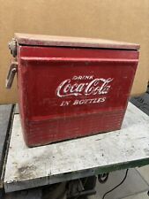 Abridor de garrafa refrigerador vintage Metal Progress Refrigerator Co. Coca-Cola comprar usado  Enviando para Brazil