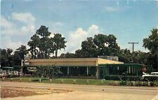 Cartão postal Leesburg Florida~Trade Winds Cafeteria~1960 comprar usado  Enviando para Brazil