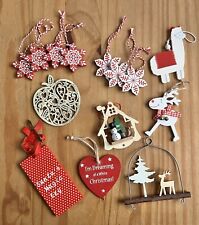 Collection wooden christmas for sale  WALTON-ON-THAMES