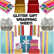Wrapping glitter paper for sale  WOLVERHAMPTON