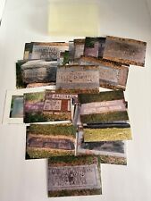 Lote de 36 fotos en color de cabeza de lápida de cementerio segunda mano  Embacar hacia Mexico