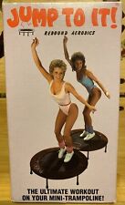 Jump To It! Rebound Aerobics VHS, 1985 fita de treino vintage, mini trampolim comprar usado  Enviando para Brazil