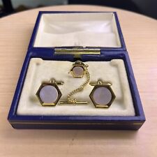 Mother pearl cufflinks for sale  READING
