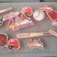 Lote de palitos e recortes de aniversário para decoração de festa de beisebol Cardinals  comprar usado  Enviando para Brazil