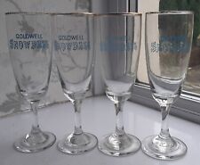 Vintage snowball glasses for sale  TONYPANDY