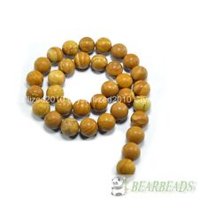 Natural Wood Grain Jasper Gemstone Round Beads 4mm 6mm 8mm 10mm 12mm 14mm 16'' for sale  Shipping to South Africa