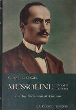 Mussolini. uomo opera. usato  Italia