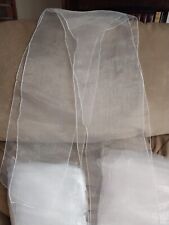 20 Elegant White Organza Wedding Party Chair Cover Sashes Bows Ribbon Tie Back for sale  Shipping to South Africa