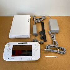 Paquete de consola Nintendo Wii U 8 GB blanca WUP-001 (02) OEM PROBADO ENVÍO RÁPIDO segunda mano  Embacar hacia Argentina