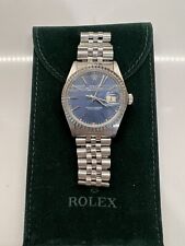 Rolex datejust blue for sale  Needham