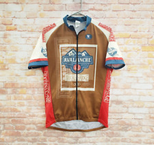 🔥 Breckenridge Brewery Avalanche Ale Full Zip Cycling Jersey Medium / Large for sale  Shipping to South Africa