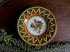 Prato de jantar de porcelana italiano pintado à mão Palio crista dragão comprar usado  Enviando para Brazil