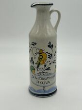 Usado, Cerámica hecha a mano de oliva hecha a mano aceite virgen extra de cerámica de 8" jarra/botella segunda mano  Embacar hacia Argentina