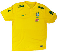 Camiseta deportiva camiseta de entrenamiento previo al partido de fútbol brasileño 2022 2023 L segunda mano  Embacar hacia Argentina