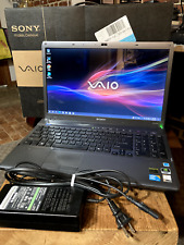 Computadora portátil Sony VAIO VPCF115FM i7 720QM 1080P SSD Blu Ray Fresca Windows 10 ¡con caja! segunda mano  Embacar hacia Mexico