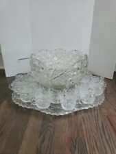 Glass punch bowl for sale  Saint Peters