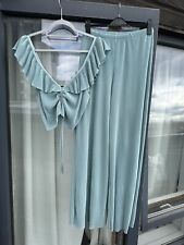 Zara turquoise ribbed for sale  LONDON