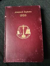 Almanach hachette 1926 d'occasion  Staffelfelden