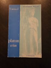 Platon critin wathelet d'occasion  Expédié en Belgium