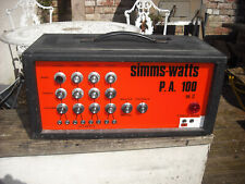 Simms watt 100 for sale  BRISTOL