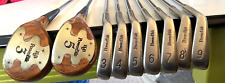 Vtg. Power Bilt H&B Fuzzy Zoeller Iron Set 3,4,5,6,7,8,9--3 & 5 Fairway Original, used for sale  Shipping to South Africa