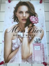 Affiche Roulée Miss Dior Natalie Portman Rose N’Roses Abri Bus Shelter 120x175cm d'occasion  Menton