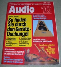 Audio ktober 1980 gebraucht kaufen  Rodgau