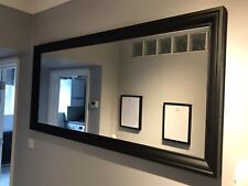 wood mirror large frame for sale  LONDON