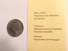 Silber münze zloty gebraucht kaufen  Dossenheim