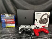 Sony PlayStation 4 PS4 Slim (CUH-2115B) - 1TB - Jet Black - Game Console Bundle, used for sale  Shipping to South Africa