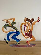 Escultura de metal pop art de David Gerstein "Bailarines Swingers" Active comprar usado  Enviando para Brazil